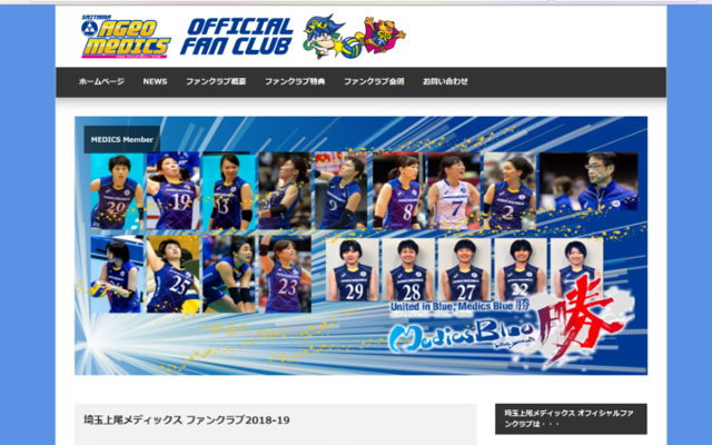 埼玉上尾メディックスファンサイト
