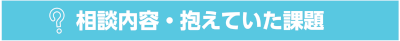 相談内容・抱えていた課題