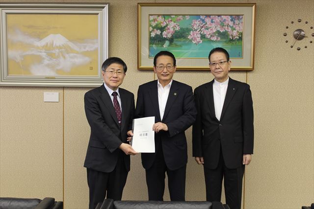 提言書提出(2019年5月10日)