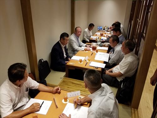 2019年7月支部長会議の様子